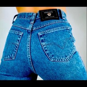 Versace Couture High Waisted Mom Jean